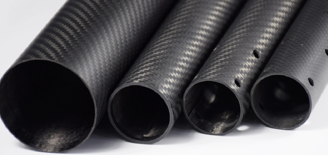 High Strength Pultruded Solid Carbon Fiber Rod Weaving Carbon Fibre Tube