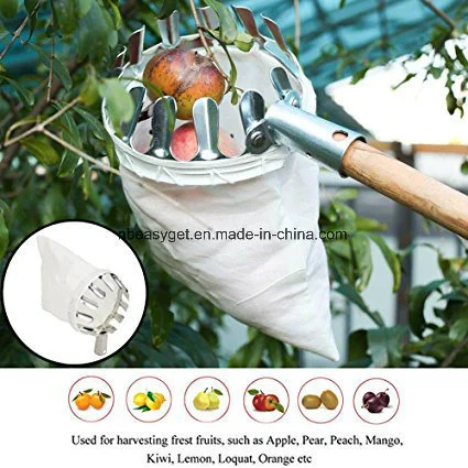 Fruit Picker Head Basket or Fruit Picking Tools, Fruits Catcher for Harvest Picking Apple Citrus Pear Peach Wyz10326