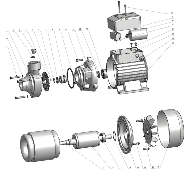 0.5HP Small Size Homeuse Qb60 Vortex Water Pumps