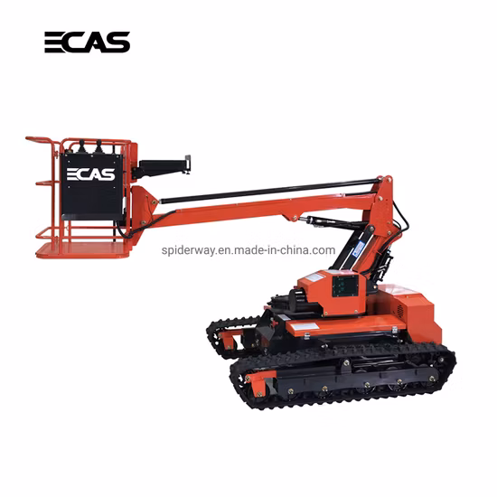 Ecas-100K Tesoura motorizada CA tipo mesa Elevador de mesa de carga Elevador para colheita Pomar Colheita Máquina de colheita de frutas