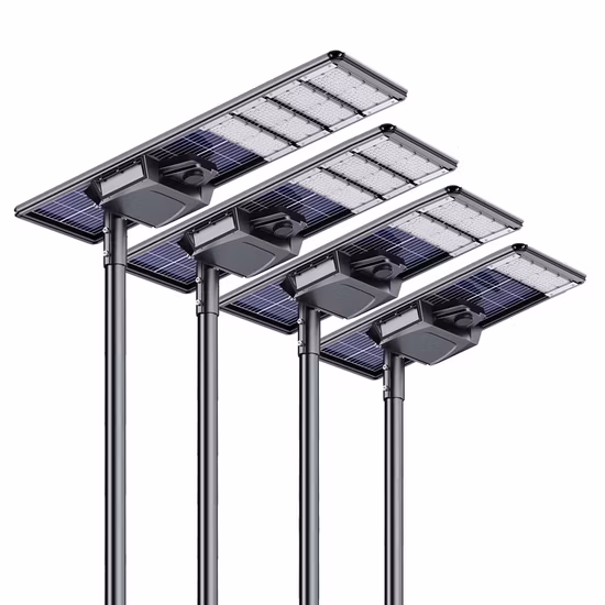 Lâmpada de rua LED solar de 30 W de alto lúmen com bateria de lítio