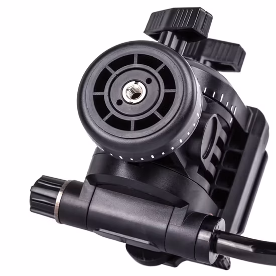 Slider de câmera de fibra de carbono E-Image Es70 70 cm com volante para vídeo DSLR